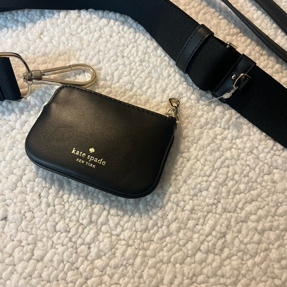 Authentic Kate Spade Black and Cream Floral Crossbody Bag - Picture 13 of 16